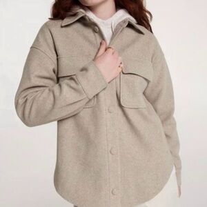 Calia by Carrie Underwood Heavy Utility Style Shacket Tan